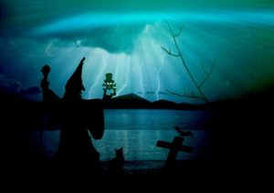Letteratura fantastica: un paesaggio di ombre sinistre.
